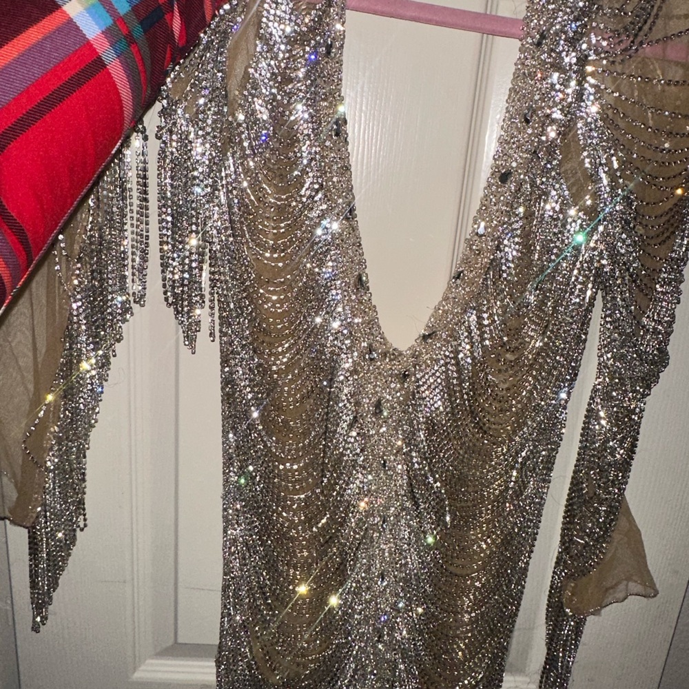 Crystal Chain Dress Short